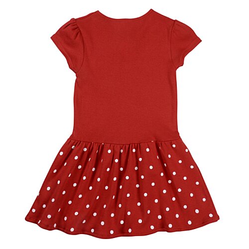 Additional Image 1 - a red dress with white dots
