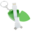 View Image 4 of 7 of Spencer Duo Charging Cable Keychain