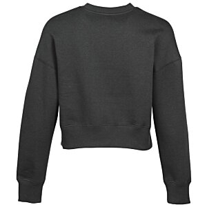 Additional Image 1 - a black sweatshirt on a white background