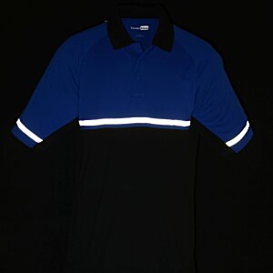 Additional Image 3 - a blue shirt with white stripes