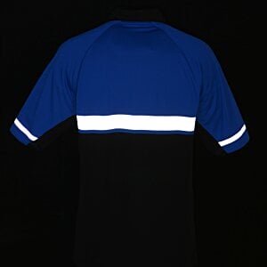 Additional Image 4 - a blue and black shirt with white stripes