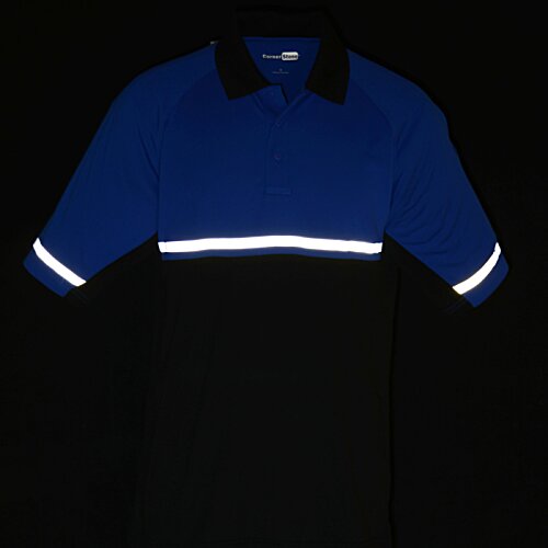 Additional Image 3 - a blue shirt with white stripes