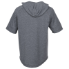 View Image 2 of 3 of Electric Tri-Blend Wicking Short Sleeve Hooded Tee