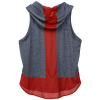 View Image 2 of 3 of Squad Tri-Blend Wicking Hooded Tank Top - Ladies'