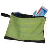 Additional Image 3 - a green and black bag with toothpaste and toothbrushes