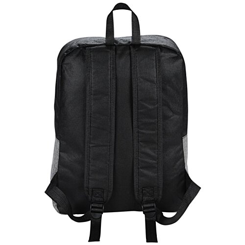 Additional Image 1 - a black backpack with straps