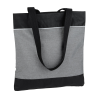 a grey and black bag