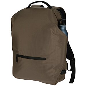 Additional Image 3 - a brown backpack with a black strap