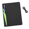 View Image 2 of 7 of Vienna Satin Touch Wireless Charging Padfolio