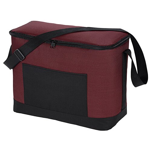 Additional Image 2 - a red and black cooler bag