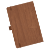 View Image 2 of 4 of Soft Touch Wood Grain Notebook