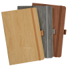 View Image 4 of 4 of Soft Touch Wood Grain Notebook