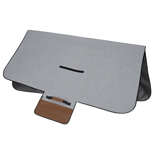 Additional Image 1 - a white rectangular object with a brown handle