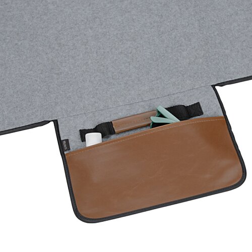 Additional Image 2 - a brown bag with a black handle