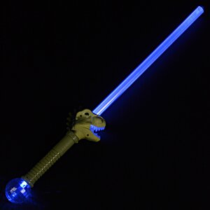 Additional Image 3 - a blue light saber in the dark