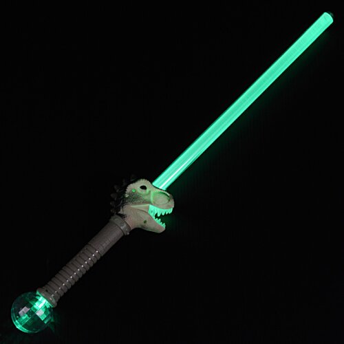 Additional Image 2 - a green light saber on a black background