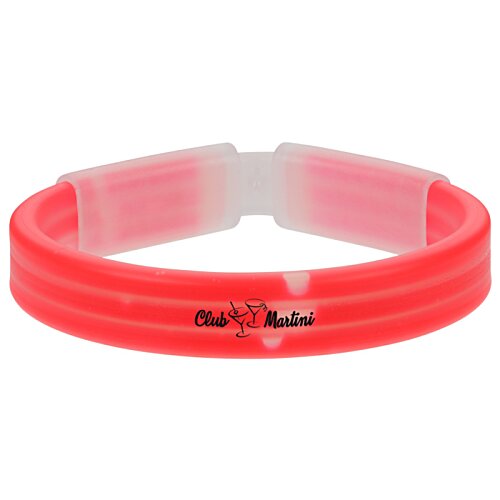 Additional Image 1 - a red and white bracelet