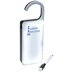 Additional Image 3 - a white door swinger with a black cord