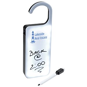 Additional Image 4 - a white door swinger with a black marker