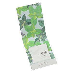 Additional Image 1 - a rectangular object with green and white flowers