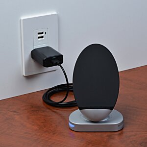 Additional Image 5 - a black oval object on a stand
