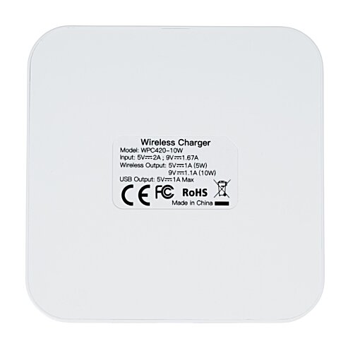 Additional Image 1 - a white square object with black text