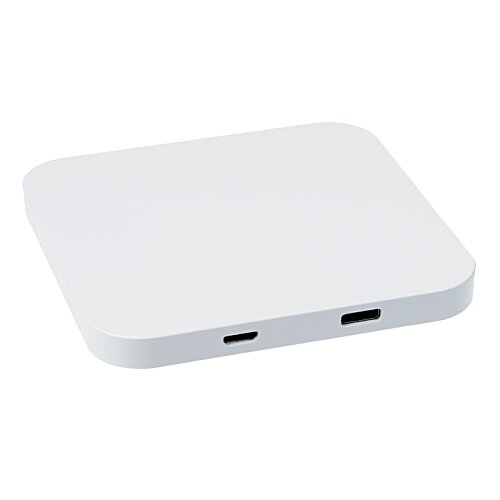 Additional Image 3 - a white square object with two ports