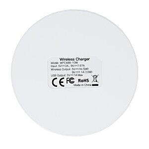 Additional Image 1 - a white circle with black text