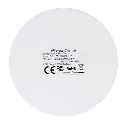 Additional Image 1 - a white circle with black text