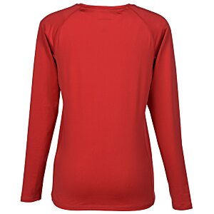 Additional Image 2 - a red long sleeved shirt