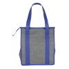 View Image 2 of 4 of Heathered Insulated Grocery Tote