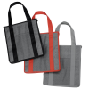View Image 4 of 4 of Heathered Insulated Grocery Tote