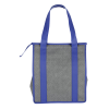 View Image 2 of 3 of Heathered Insulated Grocery Tote - 24 hr