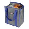 View Image 2 of 2 of Heathered Insulated Grocery Tote - 24 hr
