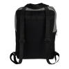 a black backpack with straps