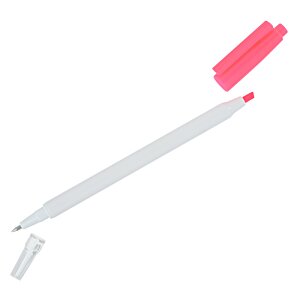 Additional Image 2 - a white pen with red highlighter