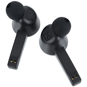 Additional Image 4 - a pair of black earbuds