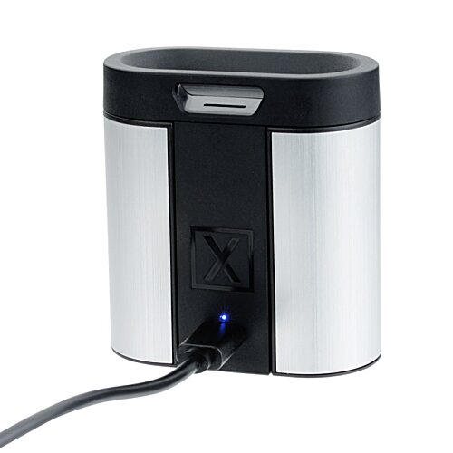 Additional Image 5 - a black and white rectangular object with a black cord