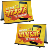 View Image 2 of 5 of Outdoor A-Frame Retractable Banner Display - 5'