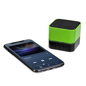 Additional Image 3 - a cell phone next to a green cube