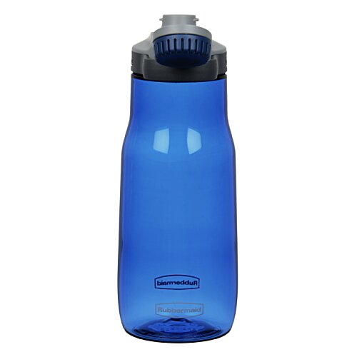 Additional Image 3 - a blue water bottle with a black lid