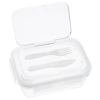Additional Thumbnail Image 2 - a white plastic container with a white lid