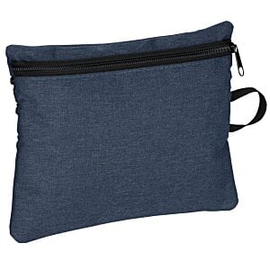 Additional Image 1 - a blue bag with a black zipper