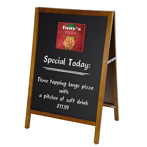 Additional Image 1 - a black sign with white text