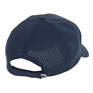 Additional Image 1 - a black hat with a mesh back