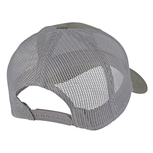 Additional Image 1 - a white cap with a hole in the back