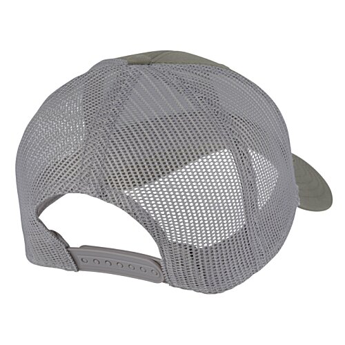 Additional Image 1 - a white cap with a hole in the back