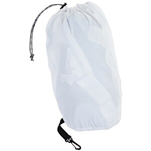 Additional Image 2 - a white plastic bag with a black string