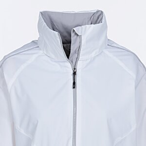 Additional Image 3 - a white jacket with a zipper