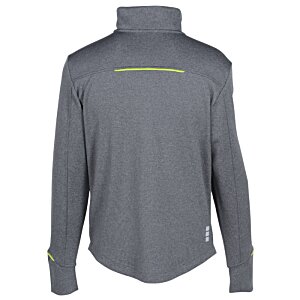 Additional Image 1 - a grey jacket with yellow trim